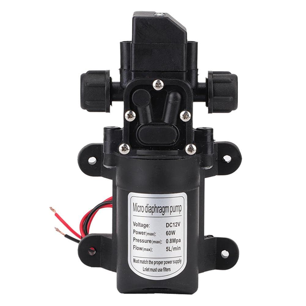 High Pressure Water Pump 12V DC 116PSI - MAGT Self-Priming Water Pump for Caravan, Boat, Camping with Built-in Pressure Switch | RV, Marine & Outdoor Water Supply Solution