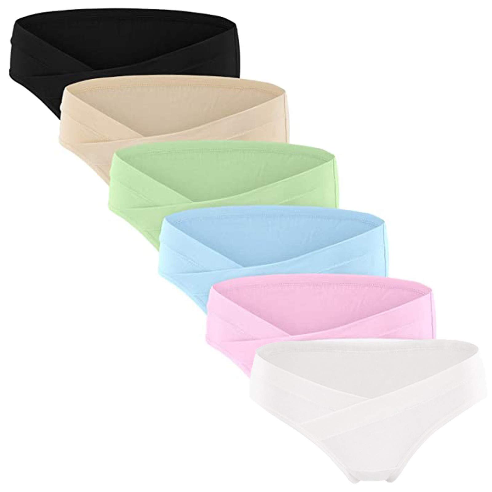 Cotton Maternity Panties for Pregnant Women - Postpartum Underwear with Waist Support - Comfortable Pregnancy & Nursing Intimates for Everyday Wear and Recovery