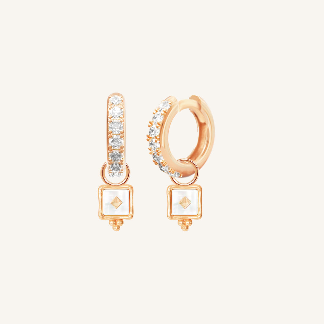 Intuition Crystal Hoop Earrings for Women - Elegant & Hypoallergenic Jewelry for Parties, Weddings & Everyday Wear