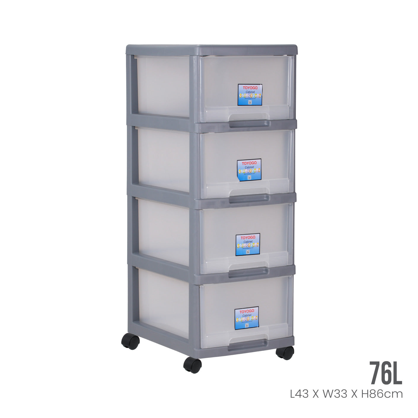 4 Tier Marine Drawer Organizer (802 4) - Heavy Duty Boat Storage Solution for Fishing Gear, Tools & Supplies | Perfect for Boats, Yachts & RV Organization