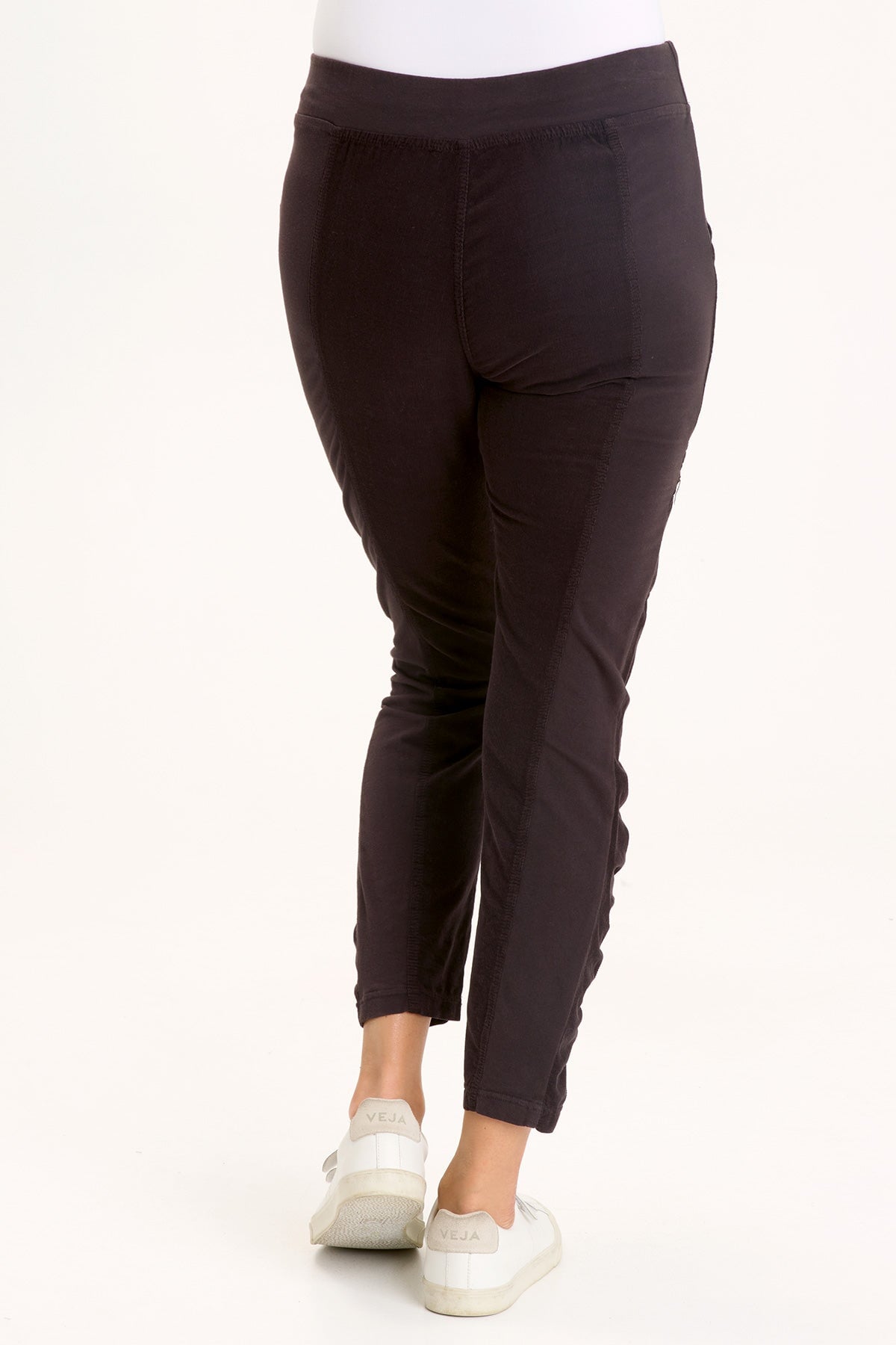 Cord Malanda Pants for Women - Comfortable Stretch Yoga Pants with High Waist & Pockets - Perfect for Workout, Running, Lounge & Travel