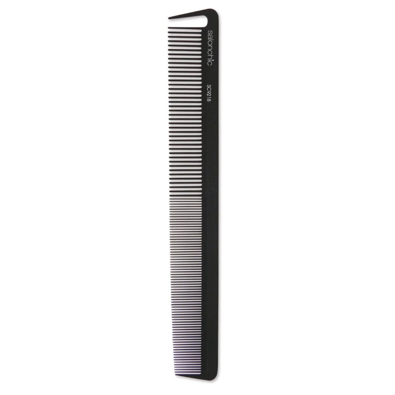 Salonchic 8.5 Inch Carbon Fiber Cutting Comb - Heat Resistant & Anti-Static for Professional Hair Styling - Perfect for Salon, Home Use & Travel