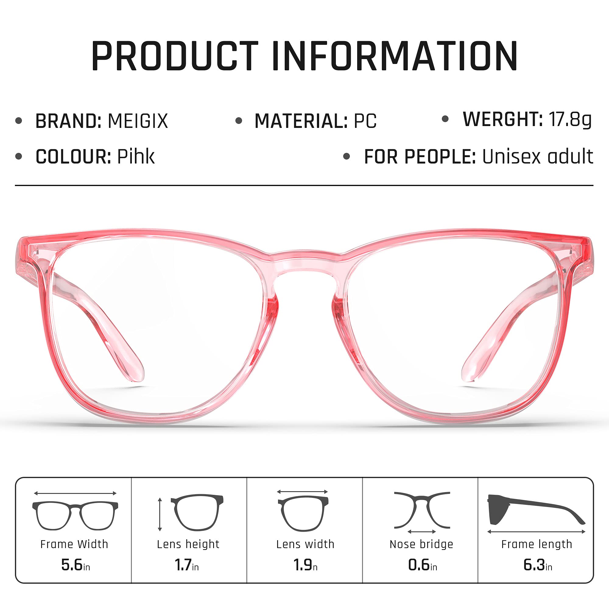 Stylish Safety Glasses - Clear Anti-Fog Anti-Scratch Protective Eyewear for Men & Women | Perfect for Construction, Lab Work, DIY Projects & Outdoor Activities