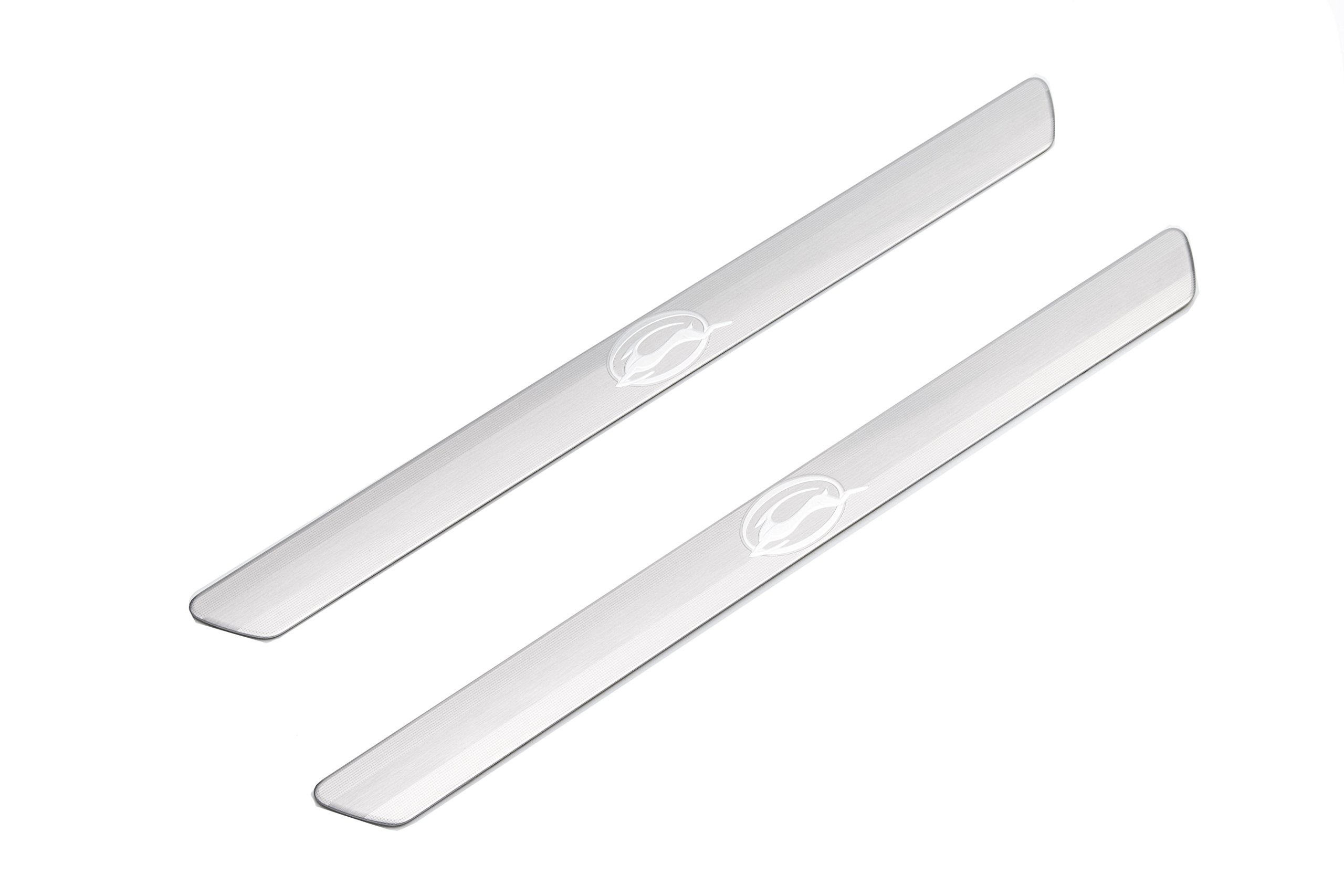 ACDelco GM Accessories 22954819 Stainless Steel Front Door Sill Plates with Impala Logo - Durable Car Interior Upgrade for Chevrolet Impala Models
