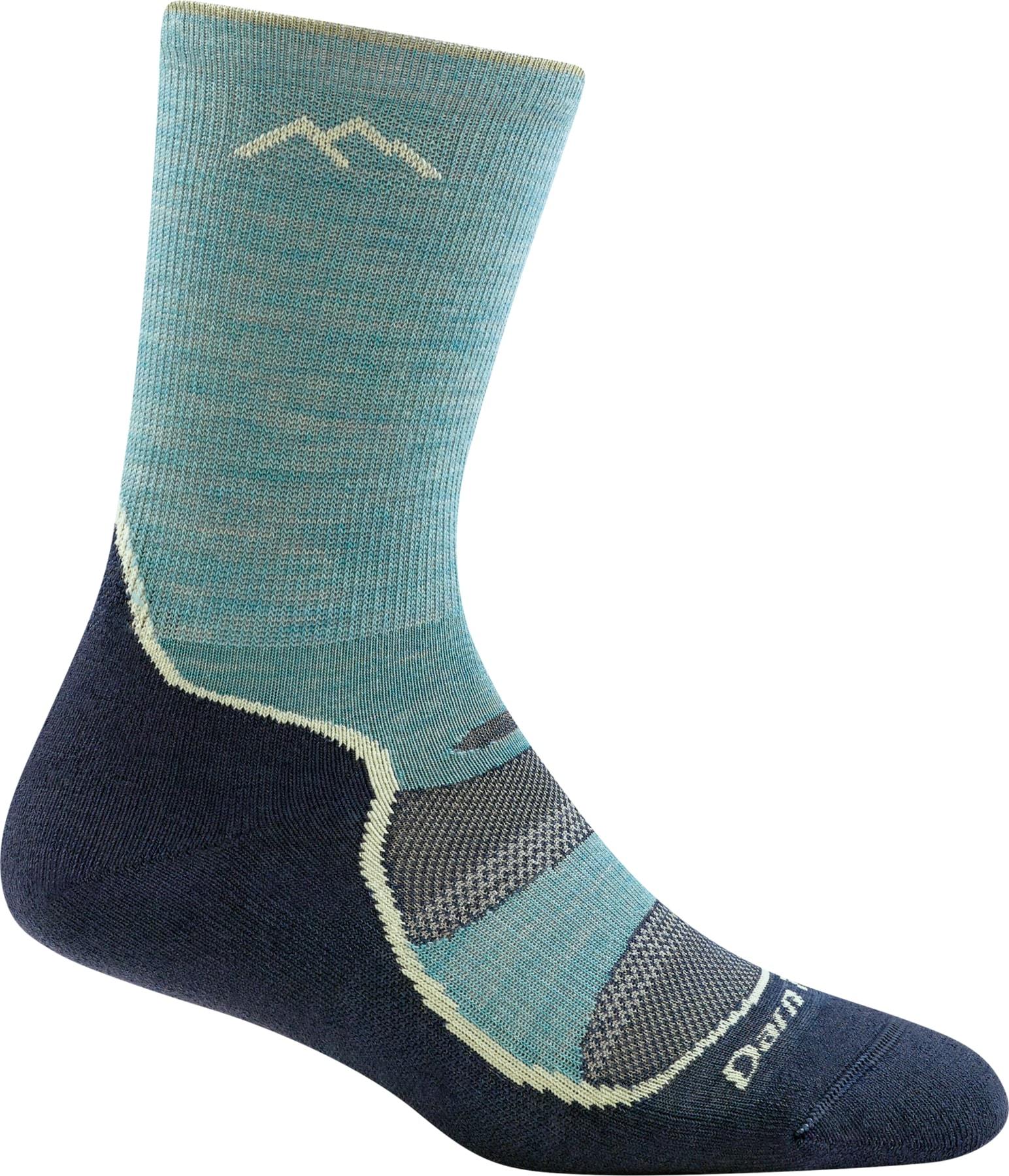 Darn Tough Women's Light Hiker Lightweight Micro Crew Socks - Moisture-Wicking Hiking Socks for Women - Perfect for Trail Running, Backpacking & Outdoor Adventures