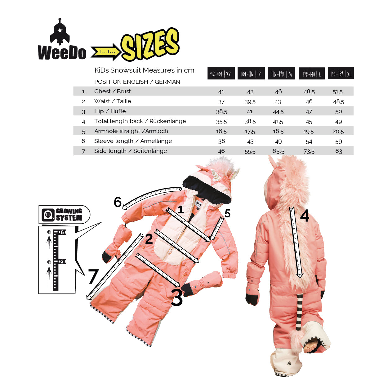Weedo Kids Snowsuit - Waterproof Winter Jacket & Pants Set for Boys & Girls, Cute Puppy Design - Perfect for Snow Play, Skiing & Outdoor Winter Activities
