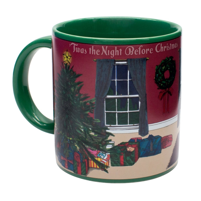 Christmas Heat Changing Mug - 'Twas the Night Before Christmas Design - Fun Holiday Novelty Cup for Coffee, Tea & Hot Cocoa - Perfect Gift for Christmas & Winter Celebrations