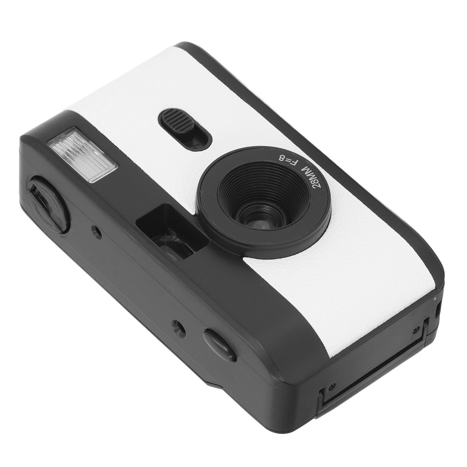 35MM Film Camera - Vintage Lightweight Analog Camera with Built-in Flash, 28MM F8 Lens & 1/120s Shutter Speed | Perfect for Photography Enthusiasts & Analog Hobbyists | Great for Travel, Street Photography & Retro Style Shooting (Black and White)