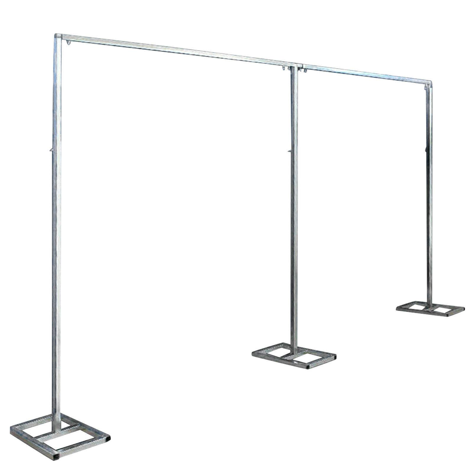 Gdrasuya10 Stainless Steel Wedding Arch Backdrop Stand Kit - Rectangle Pipe Frame for Business Celebrations, Birthday Parties & Outdoor Events | Perfect for Wedding Decorations, Anniversary Photos, and Party Backgrounds