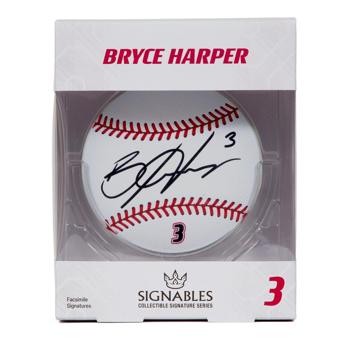 Signables 4-Inch Baseball Collectible - Perfect Baseball Team Gifts for Fans & Players - Great for Display Cases, Sports Memorabilia Collections & Fan Cave Decor