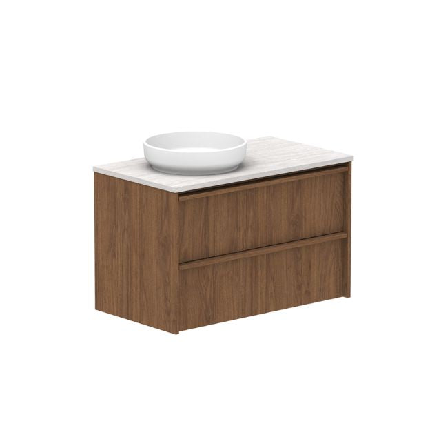 ADP Eli Wall Mounted Bathroom Vanity - Modern Floating Vanity with Sink for Small Space, Perfect for Apartments and Powder Rooms