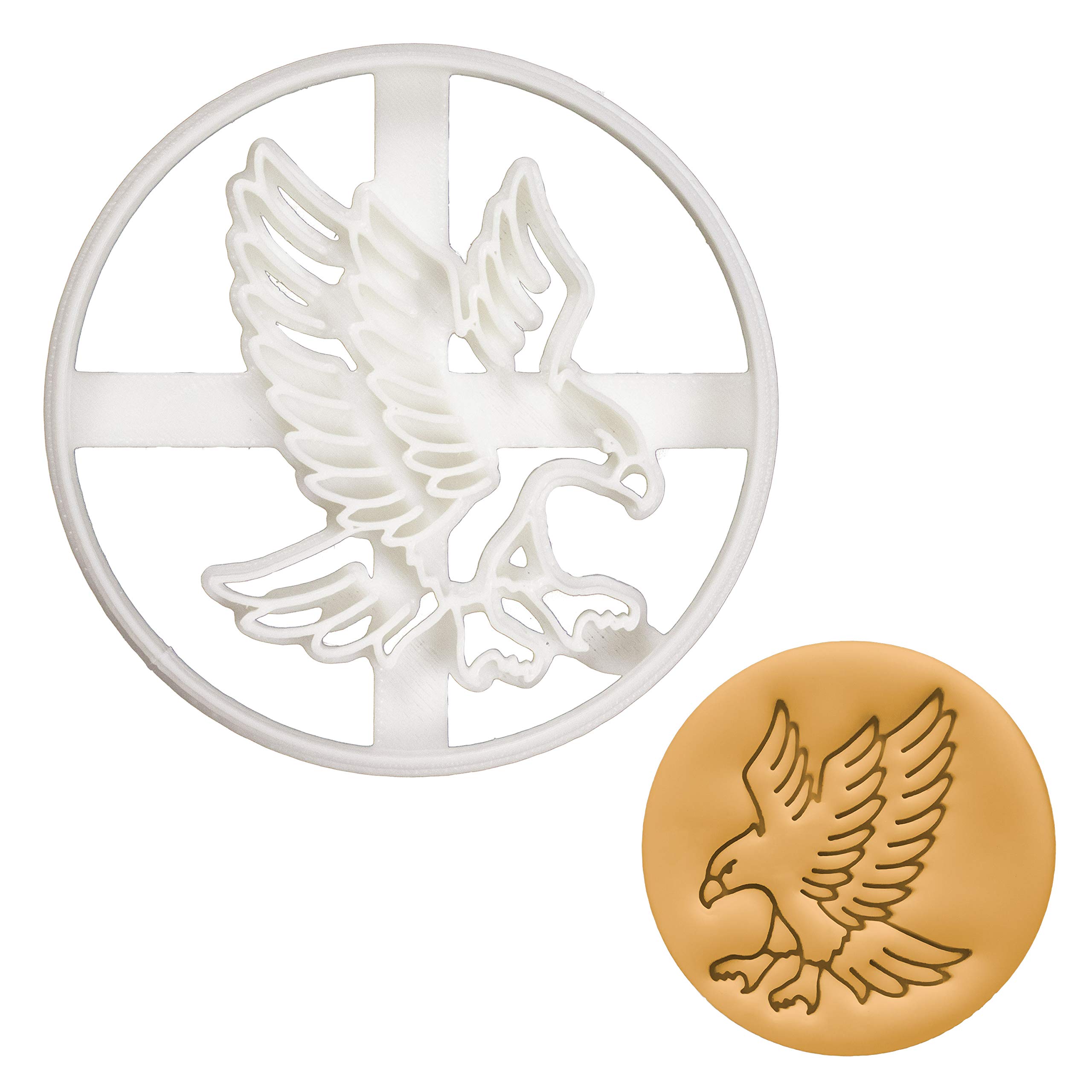 Hawk Swooping Cookie Cutter - 1 Piece Stainless Steel Bird-Shaped Baking Tool for Cookies, Fondant, and Dough - Perfect for Halloween, Bird-Themed Parties, and DIY Baking Decorations