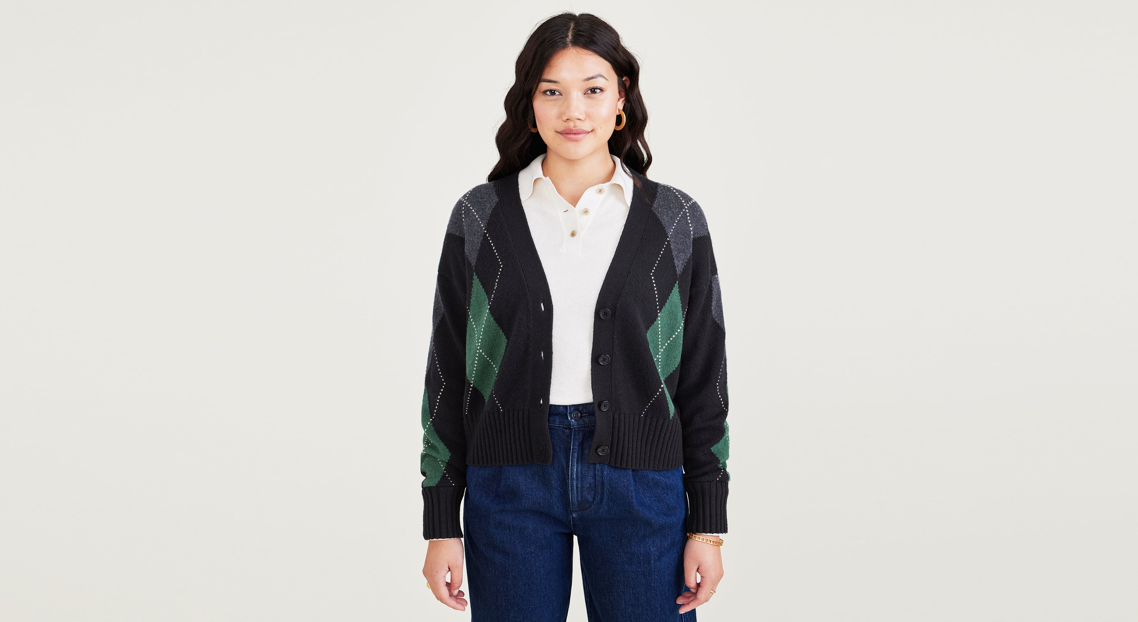 Cropped Cardigan for Women - Soft & Relaxed Fit Knit Sweater - Perfect for Layering, Casual Outfits & Fall Fashion