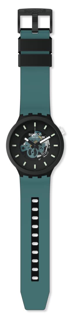 Swatch NIGHT TRIP Unisex Watch - Water Resistant Chronograph with Date Display (Model SB03B107) - Perfect for Casual Wear, Travel & Everyday Use