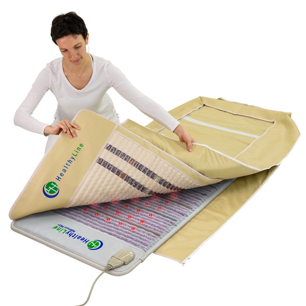 360 Platinum Wrap with 5 Natural Therapies & Advanced PEMF Technology - Pain Relief, Muscle Recovery & Relaxation for Home & Spa Use