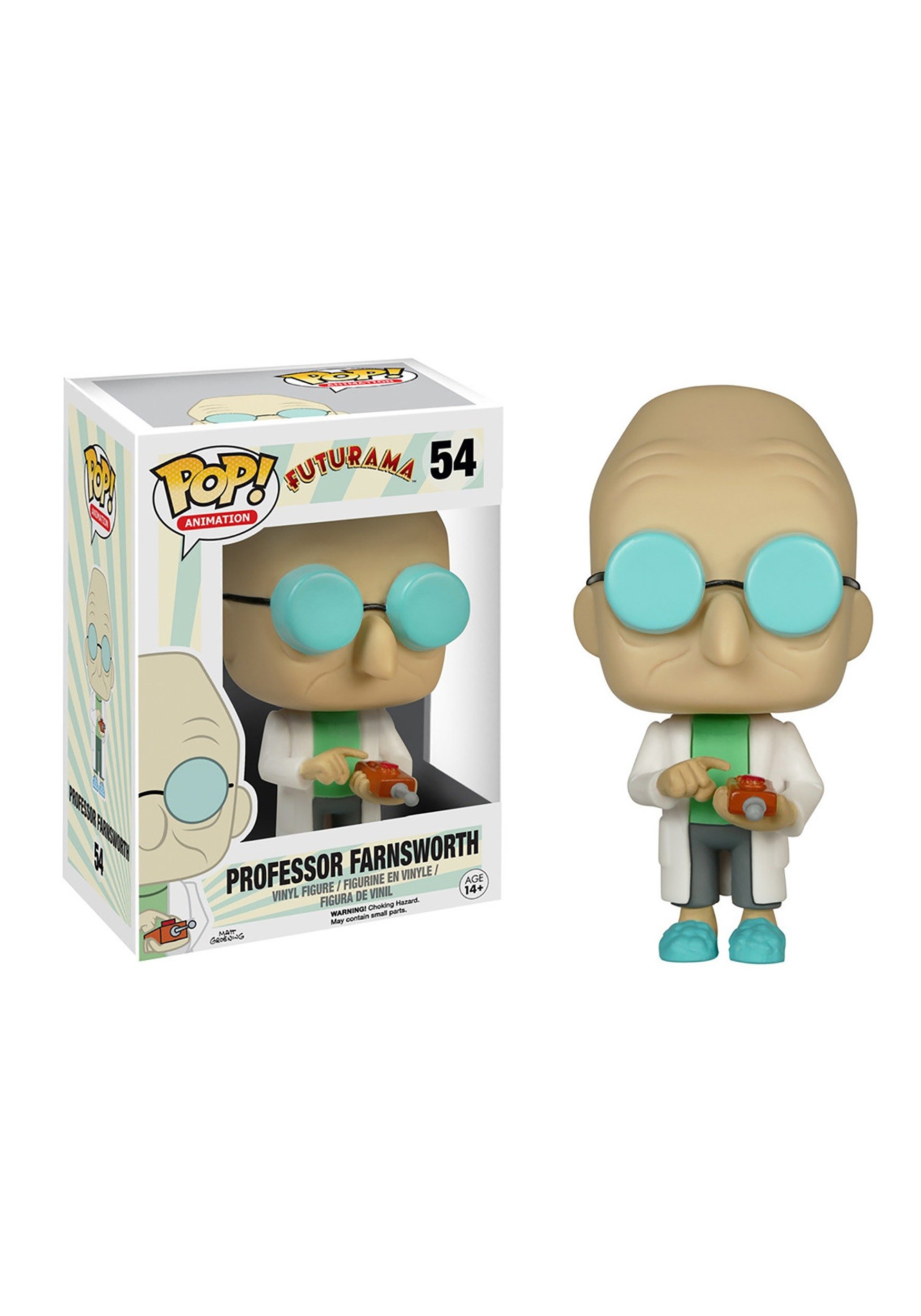 Funko POP TV: Futurama - Professor Farnsworth Collectible Vinyl Figure | Perfect for Sci-Fi Fans & Animation Collectors | Display for Home, Office, or Gifts