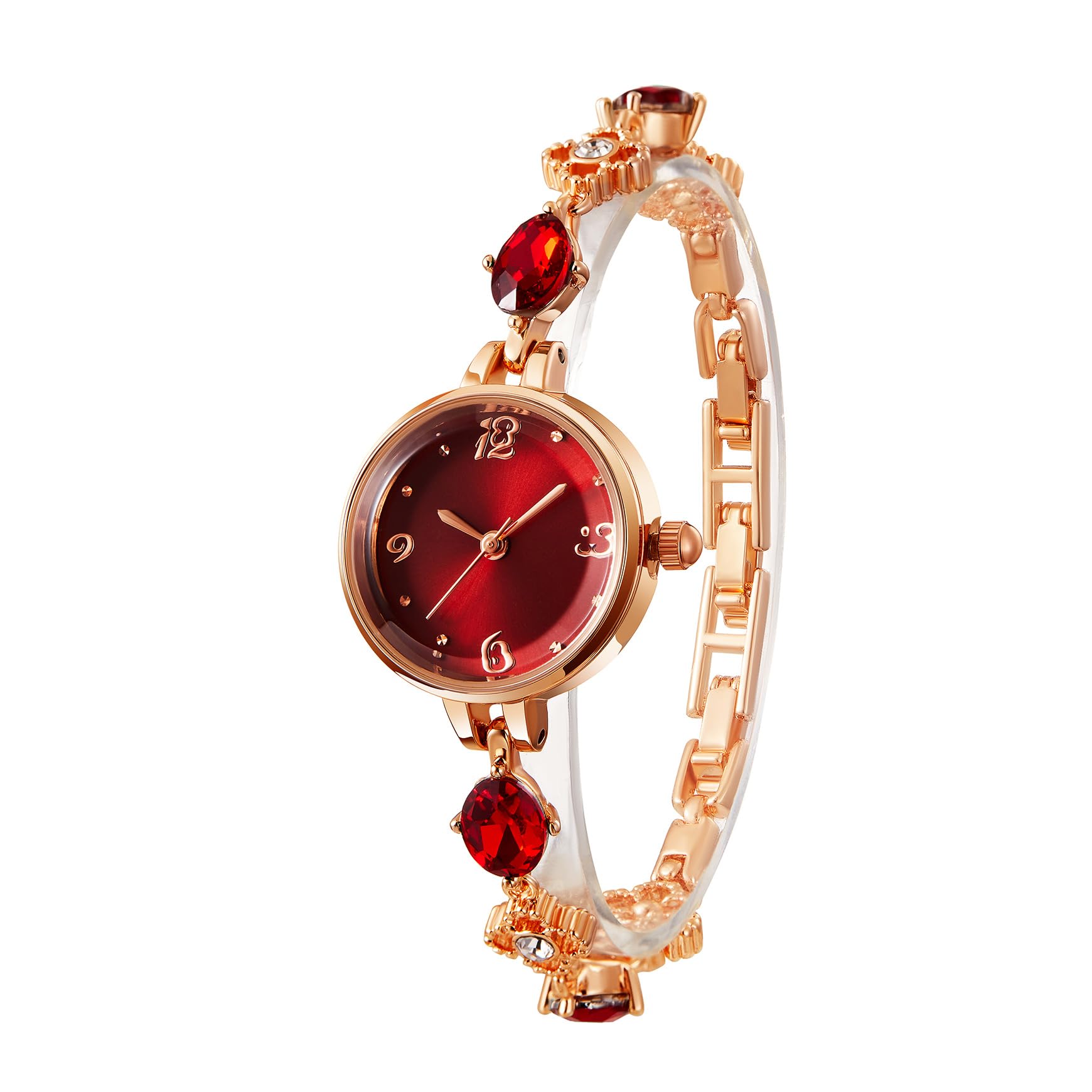 Elegant Women's Bracelet Watch - Round Mini Waterproof Watch for Women - Perfect Gift for Her - Ideal for Daily Wear, Office & Special Occasions