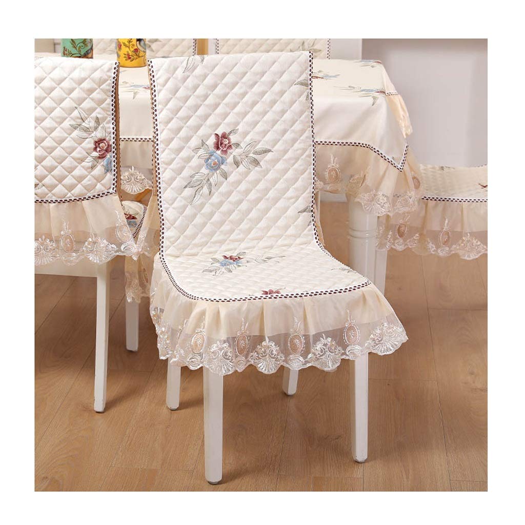 Armless Dining Chair Slipcover - Washable & Removable Seat Cushion Cover for Home, Hotel, Wedding, Banquet & Party - Perfect for Dining Room, Ceremony & Event Decor (Color: 03)