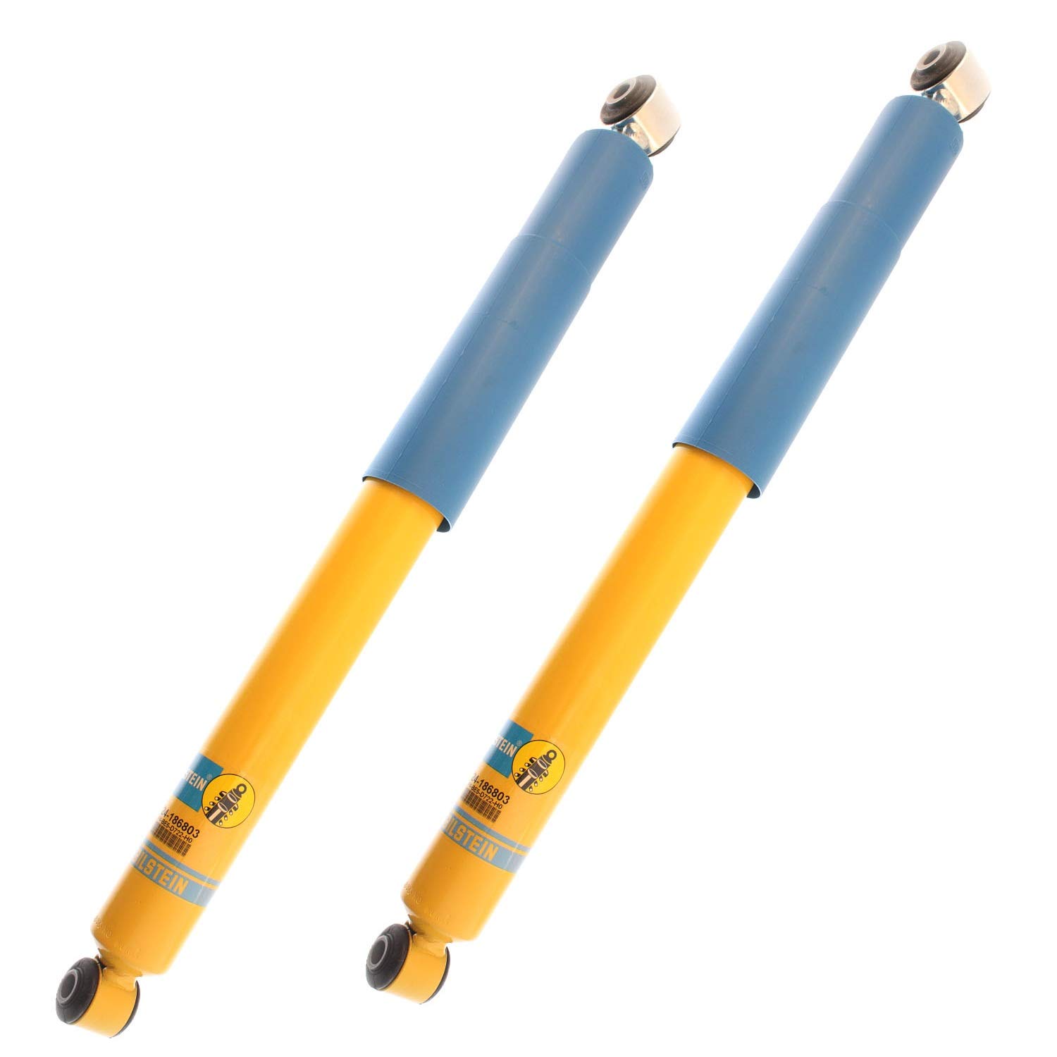 Bilstein B6 4600 Rear Shock Absorbers - Pair Set of 2 for Jeep Commander & Grand Cherokee - Off-Road Performance & Smooth Ride for SUV Adventures