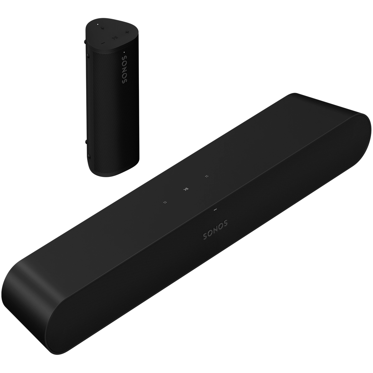 Sonos 2 Room Set with Ray Soundbar - Wireless Home Audio System for TV & Music Streaming | Perfect for Living Room & Bedroom Entertainment Setup