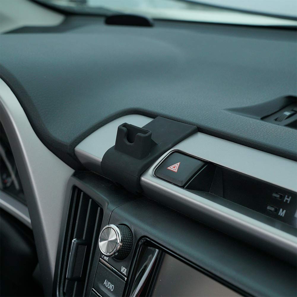 BEERTE Universal Car Phone Holder - Adjustable Air Vent & Dashboard Mount for Toyota RAV4 2017 2018 | Carbon Fiber Design | Fits All Smartphones (4-7 inches) | Perfect for GPS Navigation & Hands-Free Driving