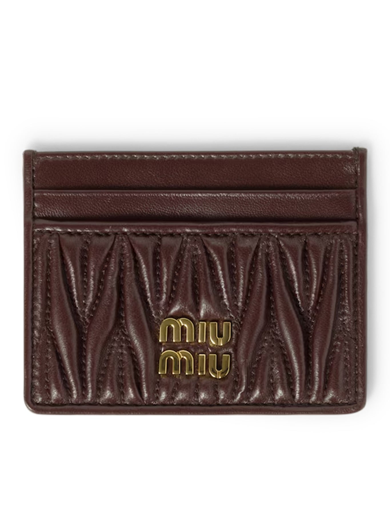 Premium Nappa Leather Matelasse Card Holder - Slim RFID Blocking Wallet for Men & Women | Perfect for Travel, Business & Everyday Use