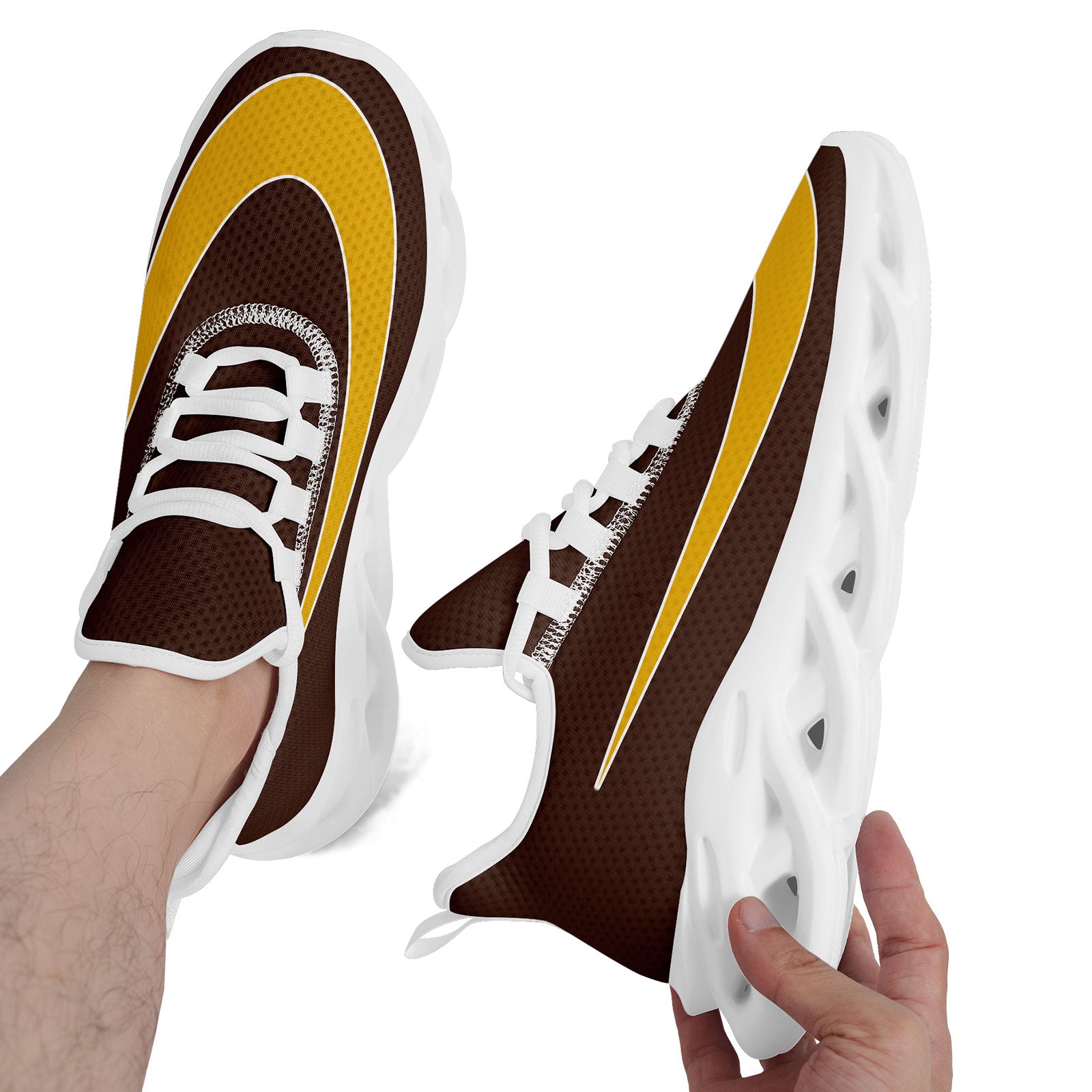 Custom Maxsoul Personalized Sneakers - Breathable Lightweight Running Shoes for Men & Women (Style FN003 E020109, Size 8) - Perfect for Jogging, Gym Workouts & Casual Wear