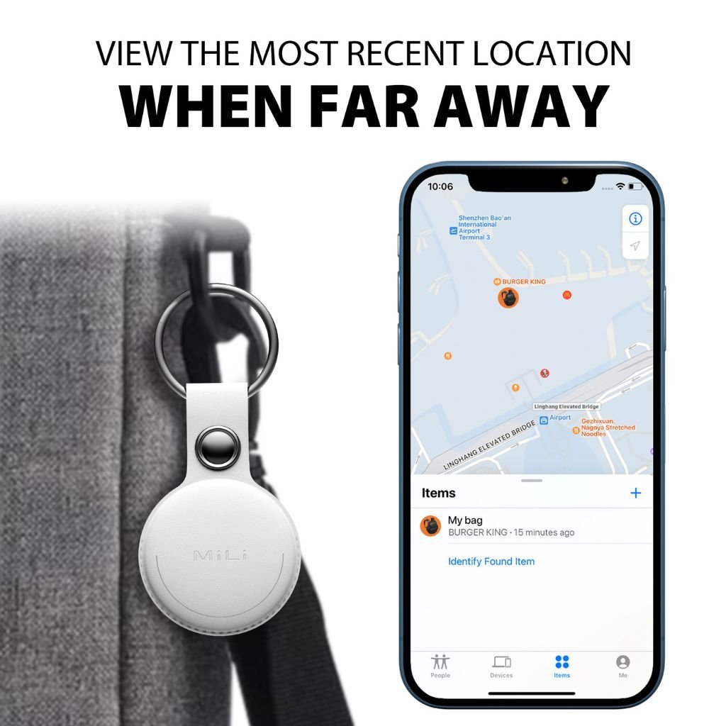 MiTag Luggage Tracker 3 Pack - Apple Find My Compatible GPS Locator for Travel, Suitcases & Backpacks | Prevent Lost Luggage on Flights & Vacations