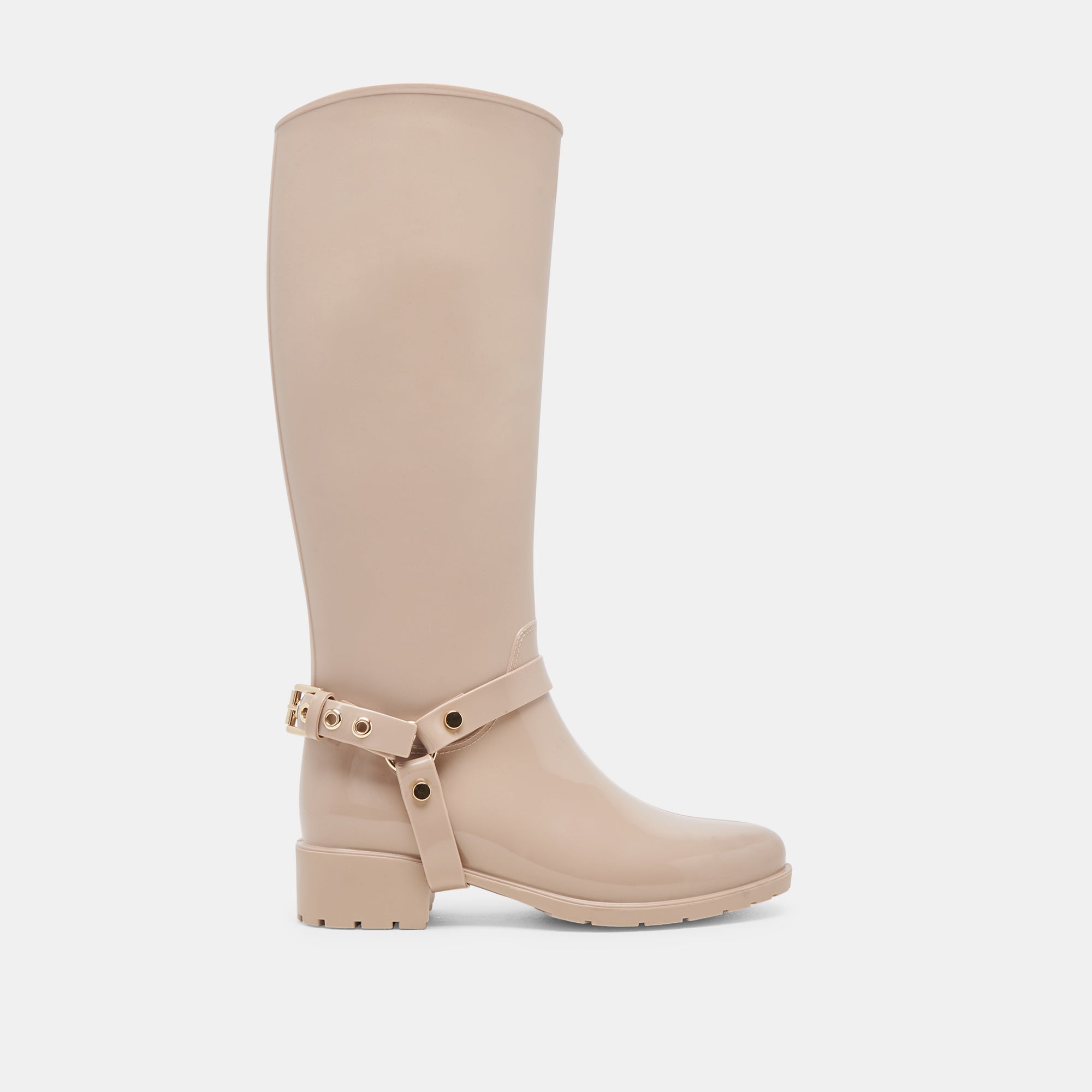 CLOUDY H2O Waterproof Rain Boots for Women - Dune Patent Leather Ankle Boots with Stella Design | Perfect for Rainy Days, Outdoor Adventures & Fashion Streetwear
