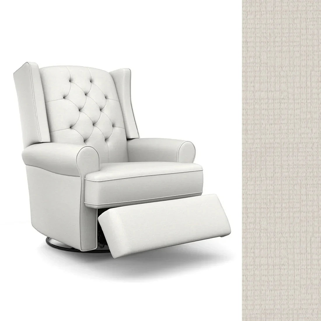 Best Finley Swivel Glider Recliner Chair - Comfortable Modern Living Room Seating for Relaxing, Nursing & Reading