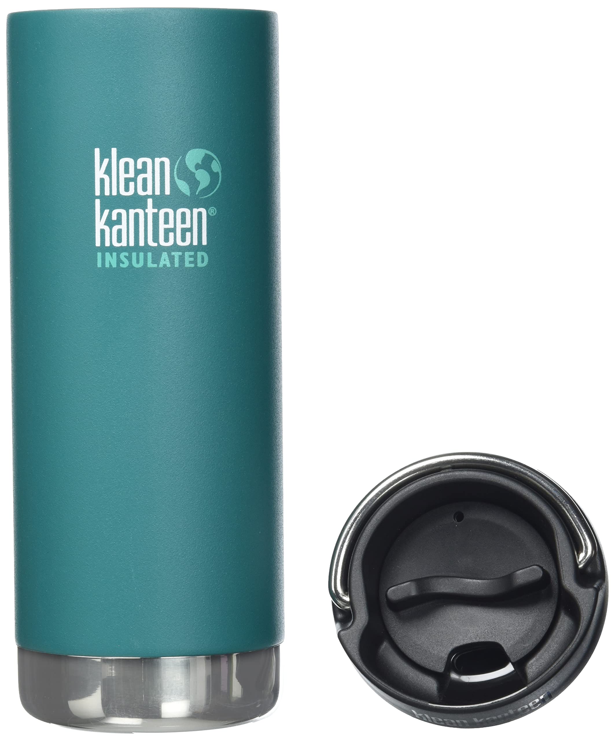Klean Kanteen TKwide Vacuum Insulated Stainless Steel Water Bottle - 20oz, 32oz, 40oz Sizes - BPA-Free, Leakproof, Keeps Drinks Hot/Cold for 24 Hours - Perfect for Hiking, Gym, Office & Outdoor Activities