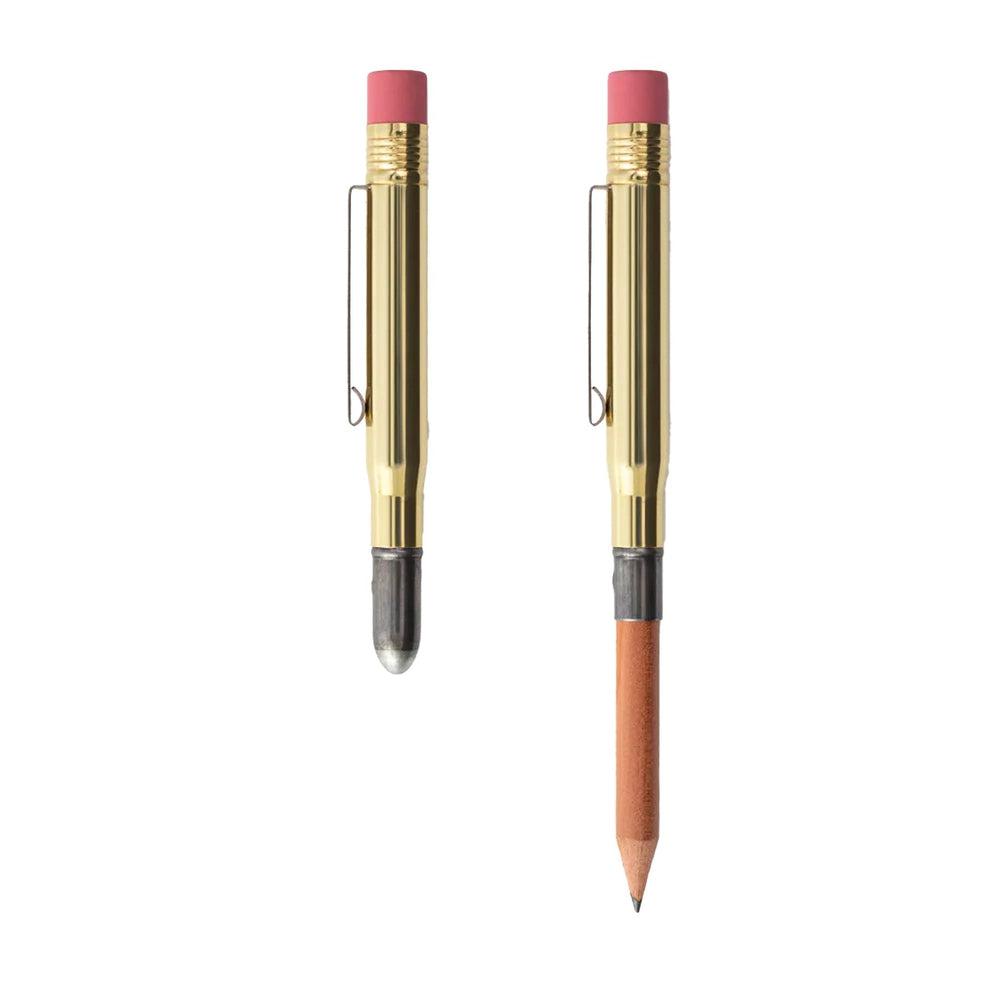 Solid Brass Travel Pencil - Durable & Elegant Writing Tool for Travelers, Journaling, and Outdoor Adventures