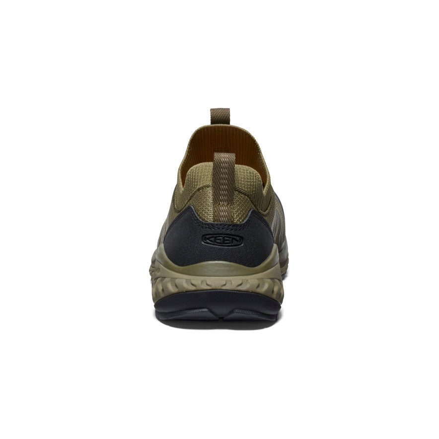 Men's Arvada Shift Work Sneaker - Carbon Toe Safety Shoes | Martini Olive/Black | Slip-Resistant for Construction & Warehouse Work