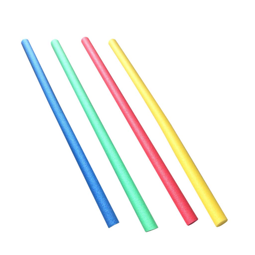 4PC Pool Noodles - Kids & Adult Swim Float Toys for Pool Play & Water Fun