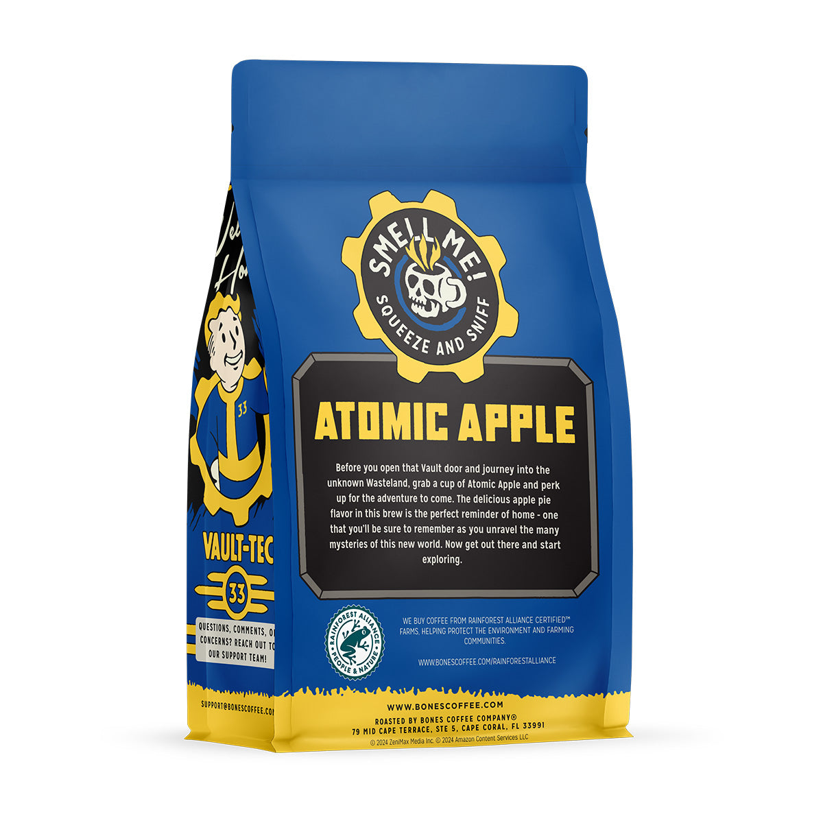 Atomic Apple 12oz Stainless Steel Water Bottle - Insulated, Leak-Proof & BPA-Free - Perfect for Gym, Hiking & Outdoor Activities