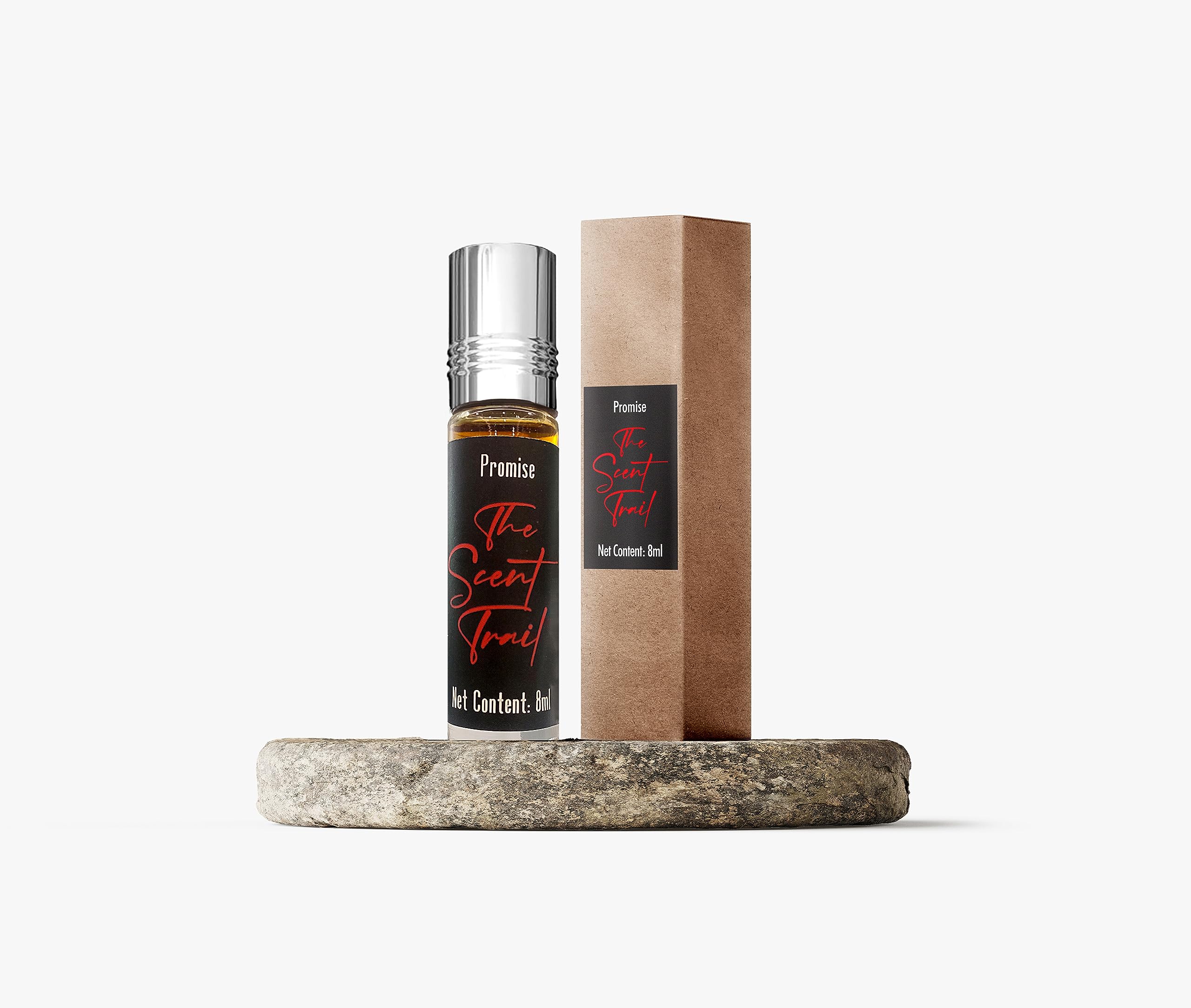 The Scent Trail Promise Perfume Oil - Long Lasting Fragrance for Women, Natural Essential Oil Blend, Romantic & Elegant Scent - Perfect for Date Nights, Special Occasions & Daily Wear