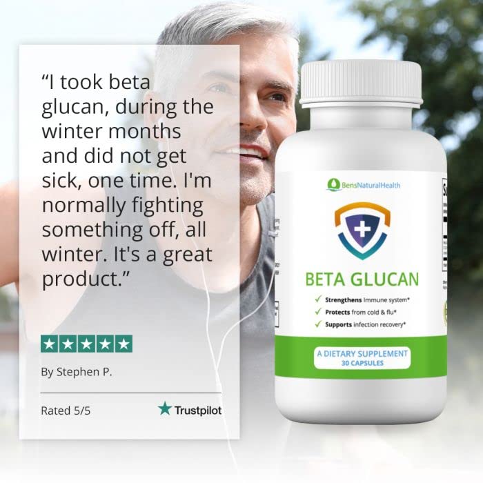 Beta Glucan 1,3D Supplement - Immune Support & Wellness Booster | Vegan, Non-GMO | Perfect for Daily Health Maintenance & Immune System Strengthening