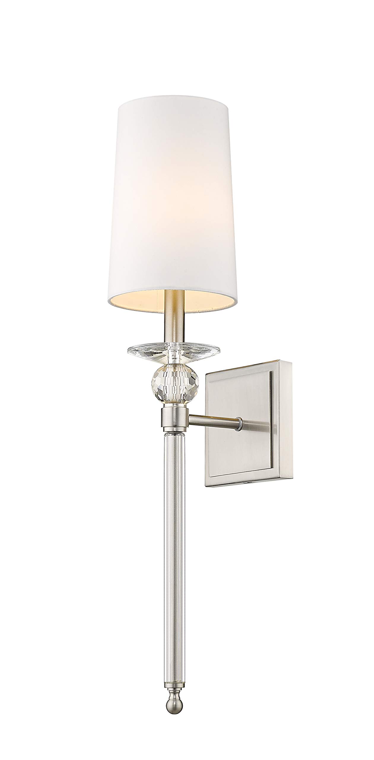 Z-Lite 804-1S-BN Modern 1-Light Wall Sconce in Bronze Finish - Perfect for Bedroom, Hallway, and Living Room Lighting