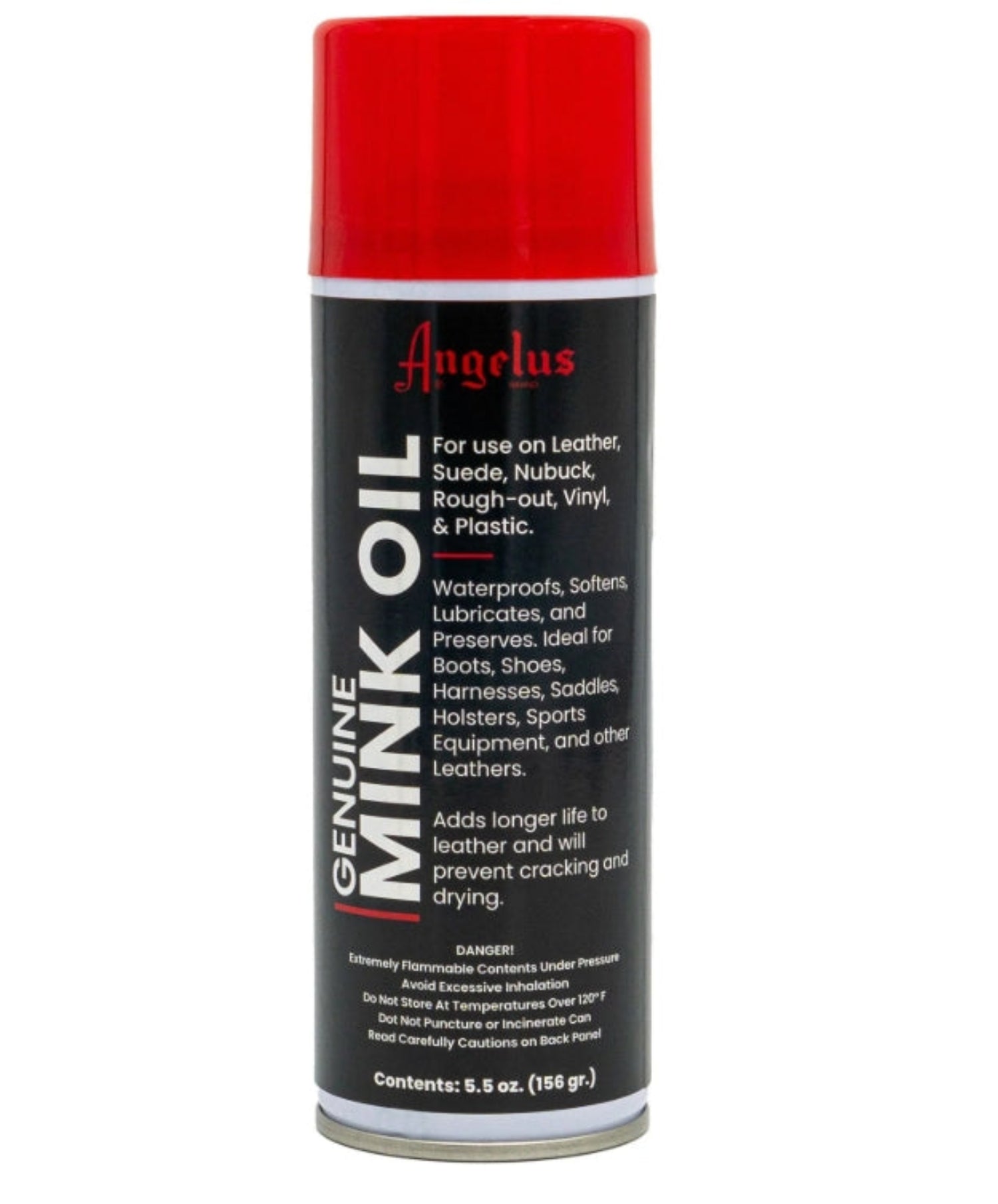 Angelus Mink Oil - Premium Leather Conditioner & Waterproofer for Boots, Shoes & Bags | Restores & Protects Genuine Leather | Ideal for Work Boots, Dress Shoes & Leather Accessories