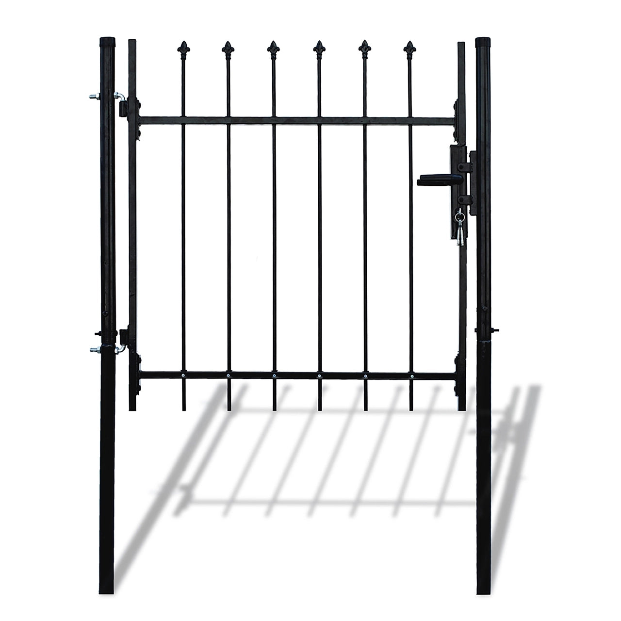 Aleko DIY Steel Pedestrian Gate Kit - ATHENS Style 3x5 Feet - Durable & Easy Installation for Backyard, Garden, and Driveway Security