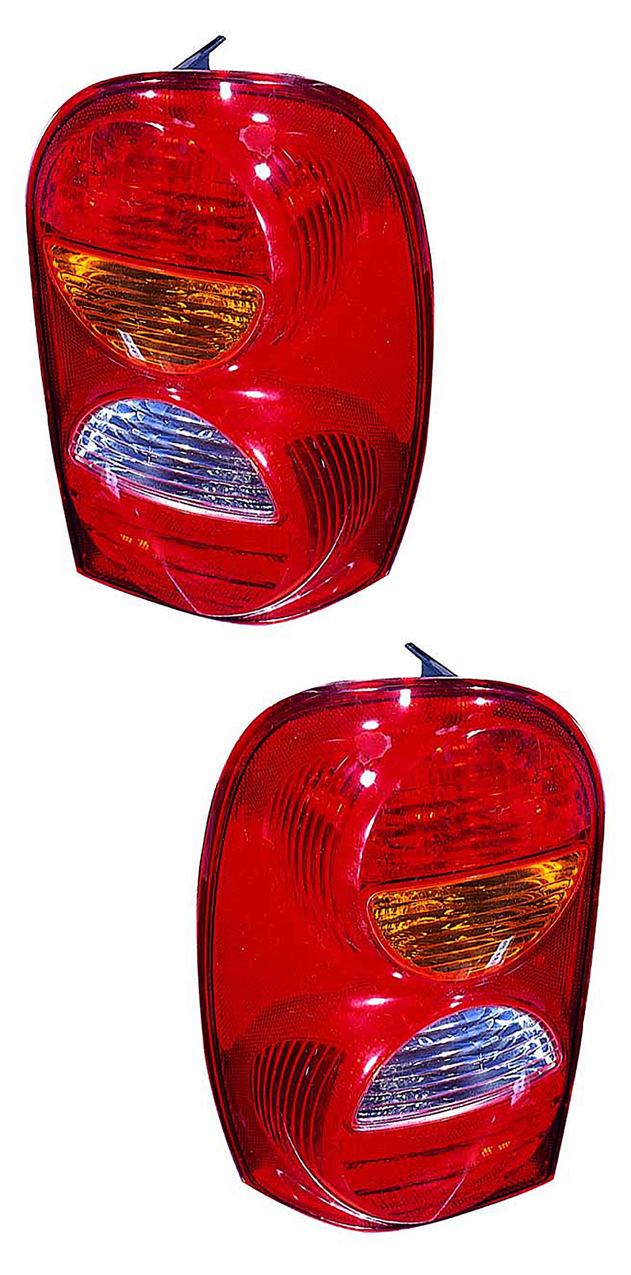 2002-2004 Jeep Liberty Tail Lights Replacement Set - Driver & Passenger Side LED Brake Lamps - Perfect for Off-Roading, Night Driving & Vehicle Customization
