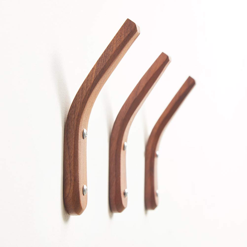 3-Pack Cabilock Decorative Wall Hooks - Stylish Coat Hangers & Key Holders for Entryway, Bedroom, and Bathroom Organization