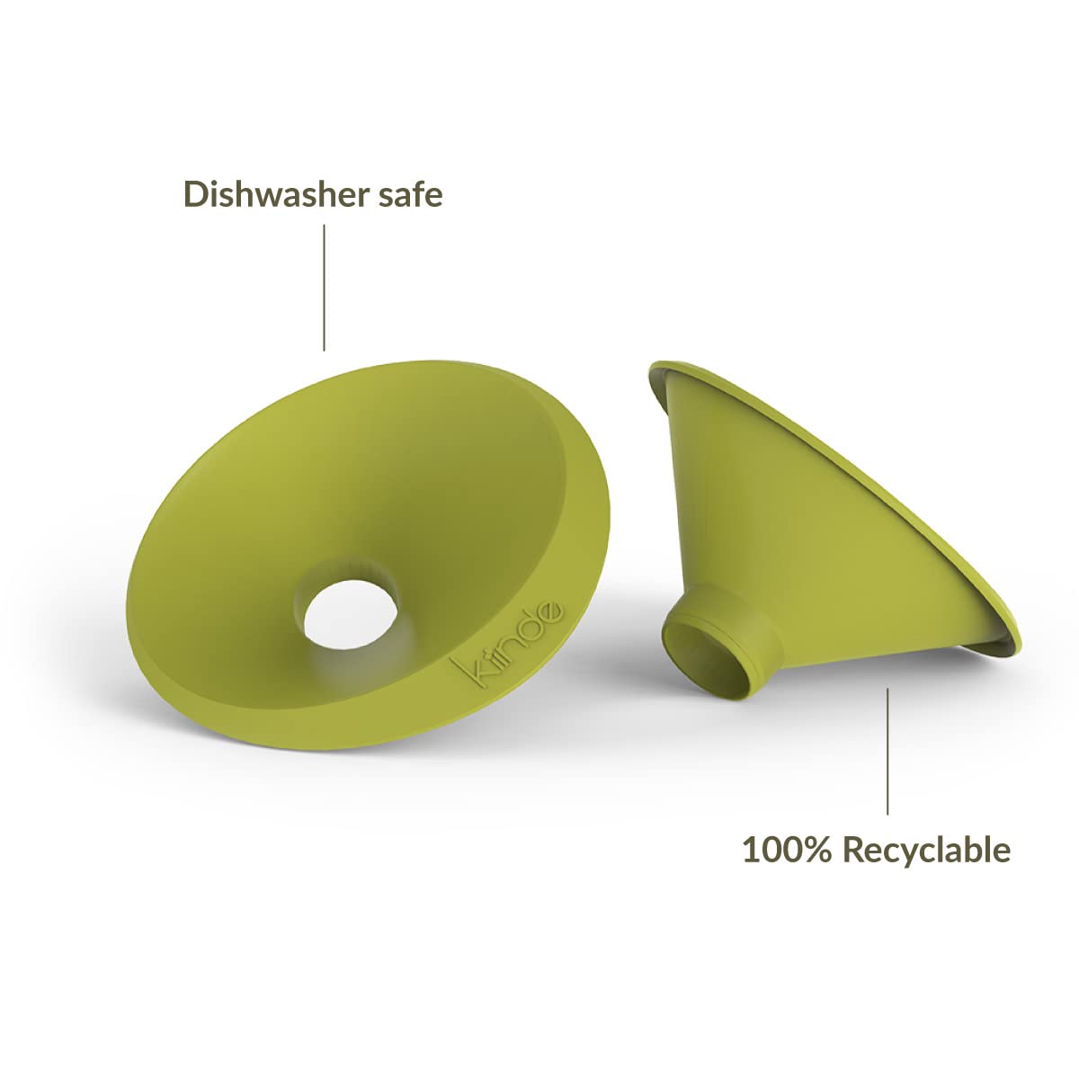 Kiinde Twist Pouch System 2-Piece Funnel Set for Breast Milk Storage, Formula Feeding & Baby Food - Perfect for Breastfeeding Moms & On-the-Go Nutrition