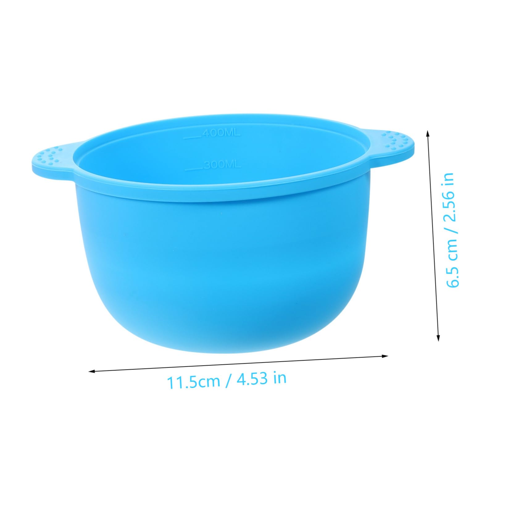 2pcs Silicone Wax Warmer Bowl for Hair Removal - Folding Wax Melting Pot with Lid, Depilatory Waxing Supplies for Salon & Home Use - Perfect for Eyebrows, Legs, Bikini Line & Body Waxing