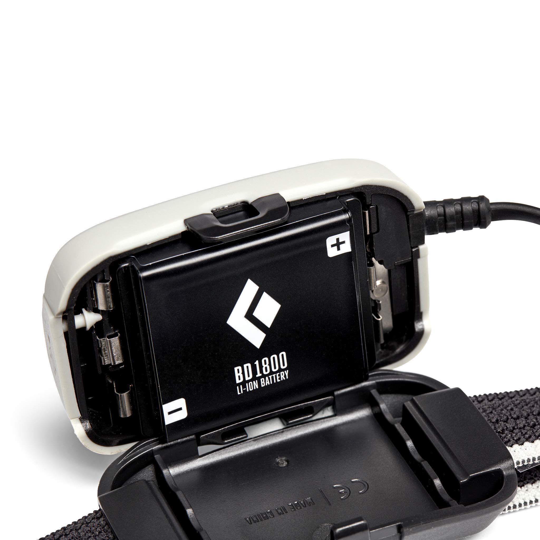 Black Diamond BD620657 Bd 1800 Battery & Charger - Replacement Power Pack for Headlamps - Perfect for Camping, Hiking, and Outdoor Adventures