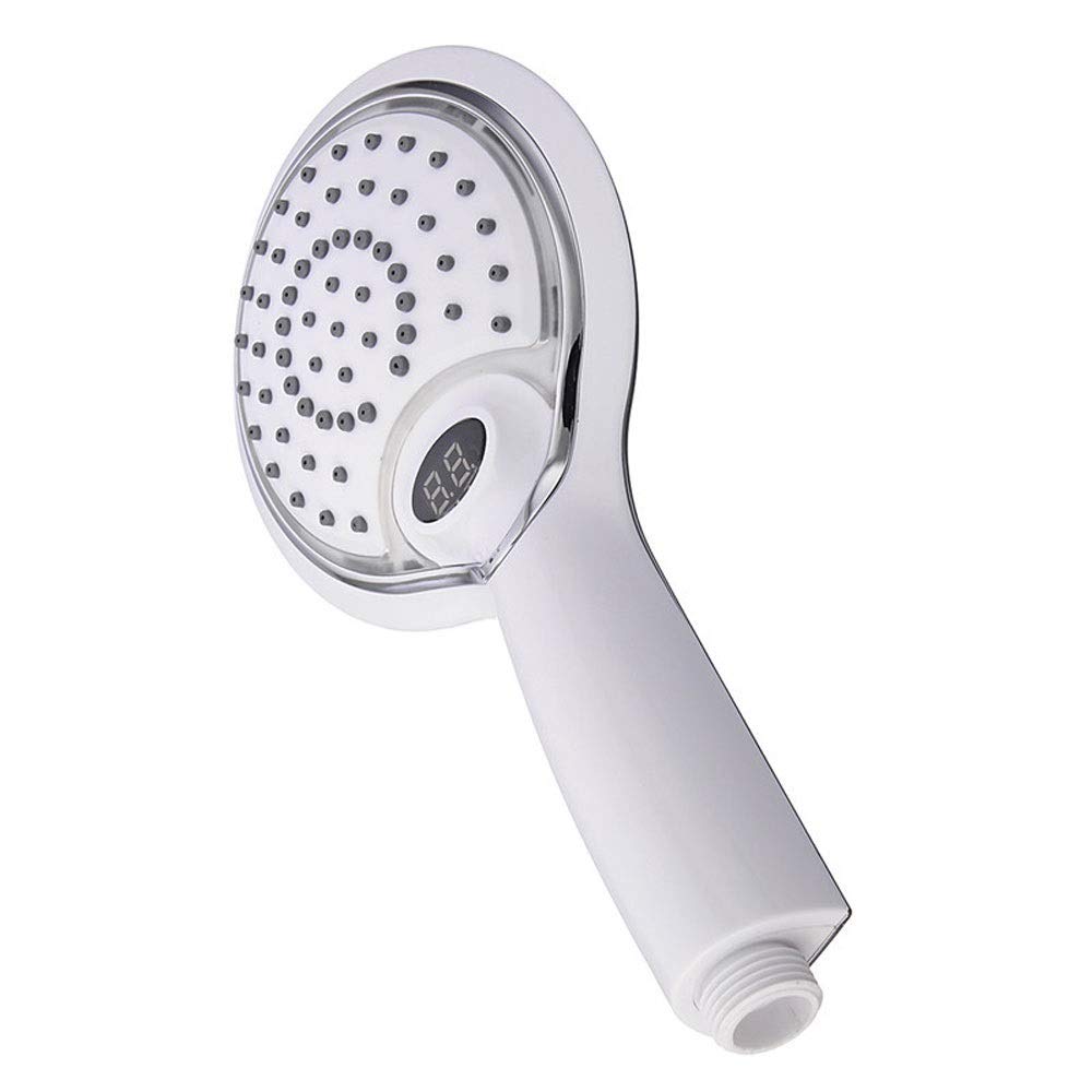 Digital LED Shower Head with Temperature Sensor - 3 Color Changing Water Flow, High Pressure Shower Nozzle for Relaxing Bathroom Experience | Perfect for Spa, Home & Hotel Use