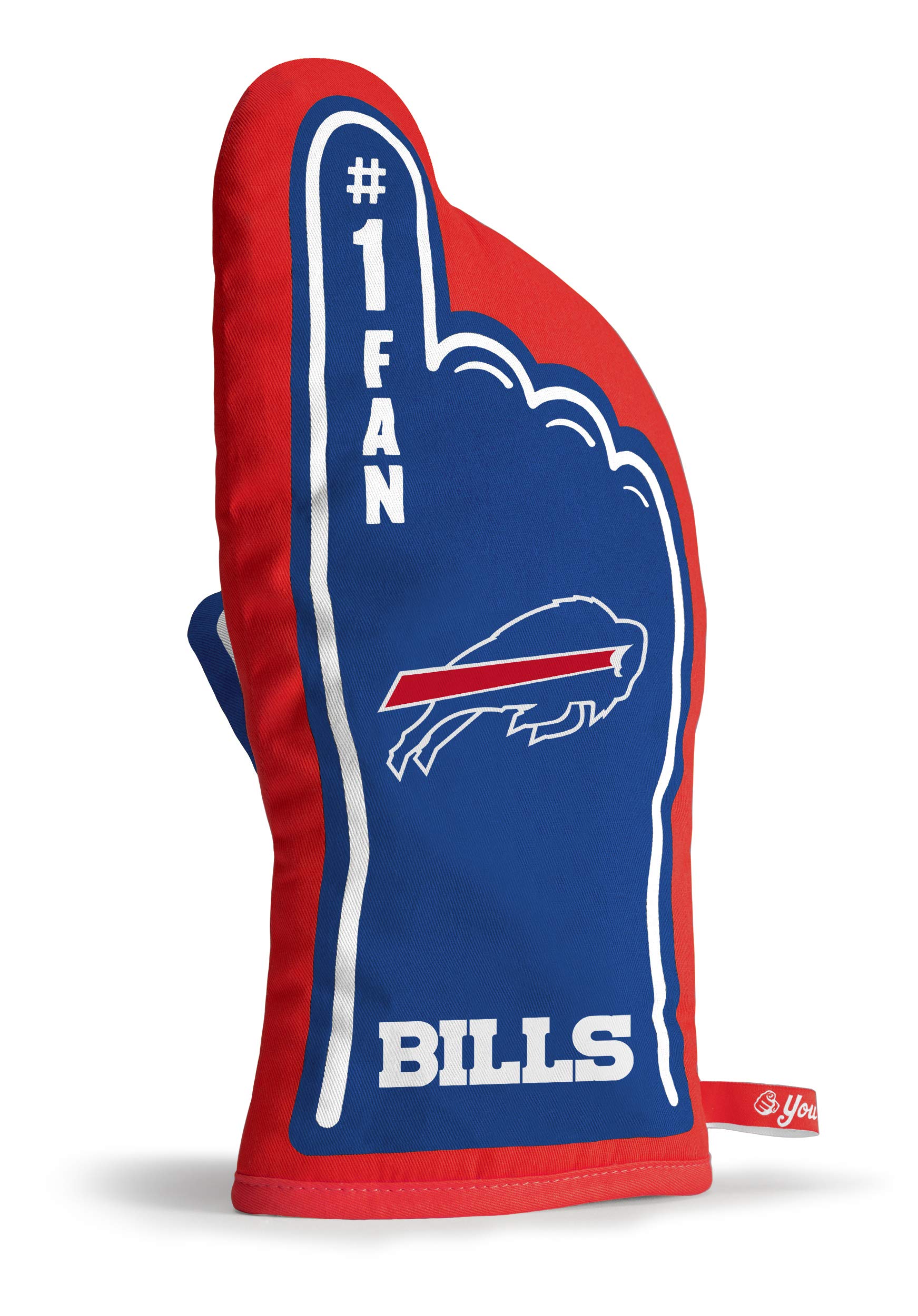 NFL Team Logo Unisex Oven Mitt - Heat Resistant Kitchen Glove for Baking, Grilling & Cooking - Perfect for Football Fans & Home Chefs