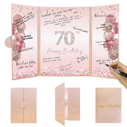 Rose Gold 70th Birthday