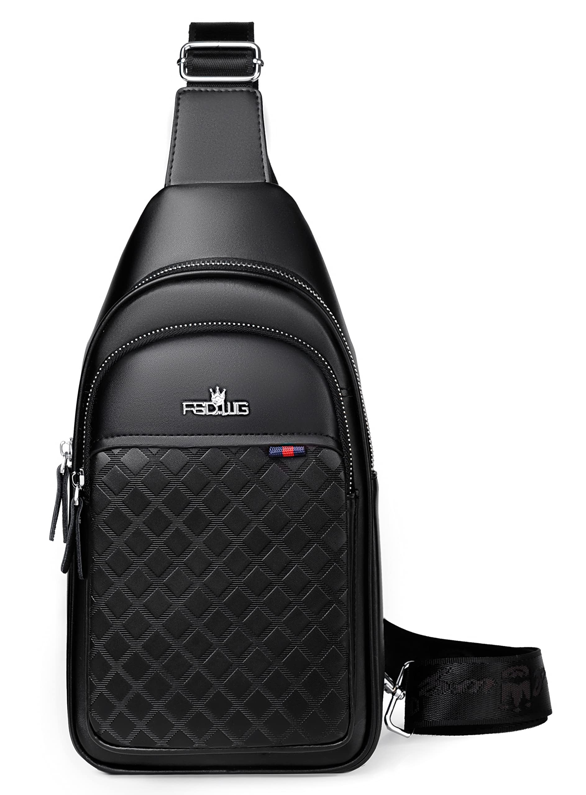 Water Resistant Messenger Bag for Men - FSD.WG Durable Office Briefcase & Travel Shoulder Satchel - Perfect for Work, Commuting & Business Trips