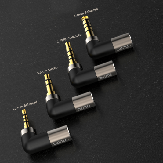 DUNU Quick Switch Plug Adapter - 3.5mm/2.5mm/4.4mm/Type-C/Lightning Audio Connector - Perfect for Headphones, Earphones & Audio Devices